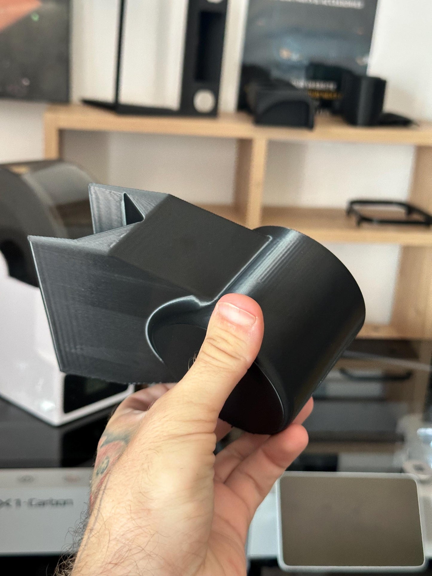 VW T5 Van Cup Holder: 3D Printed Dashboard Drink Holder black