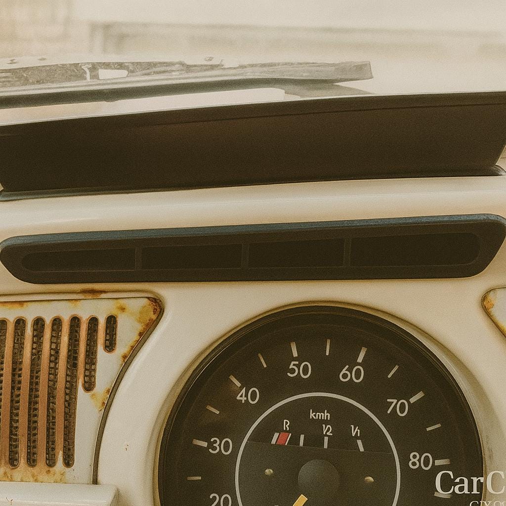 VW Beetle Front Dash Vents – Left & Right Set Black