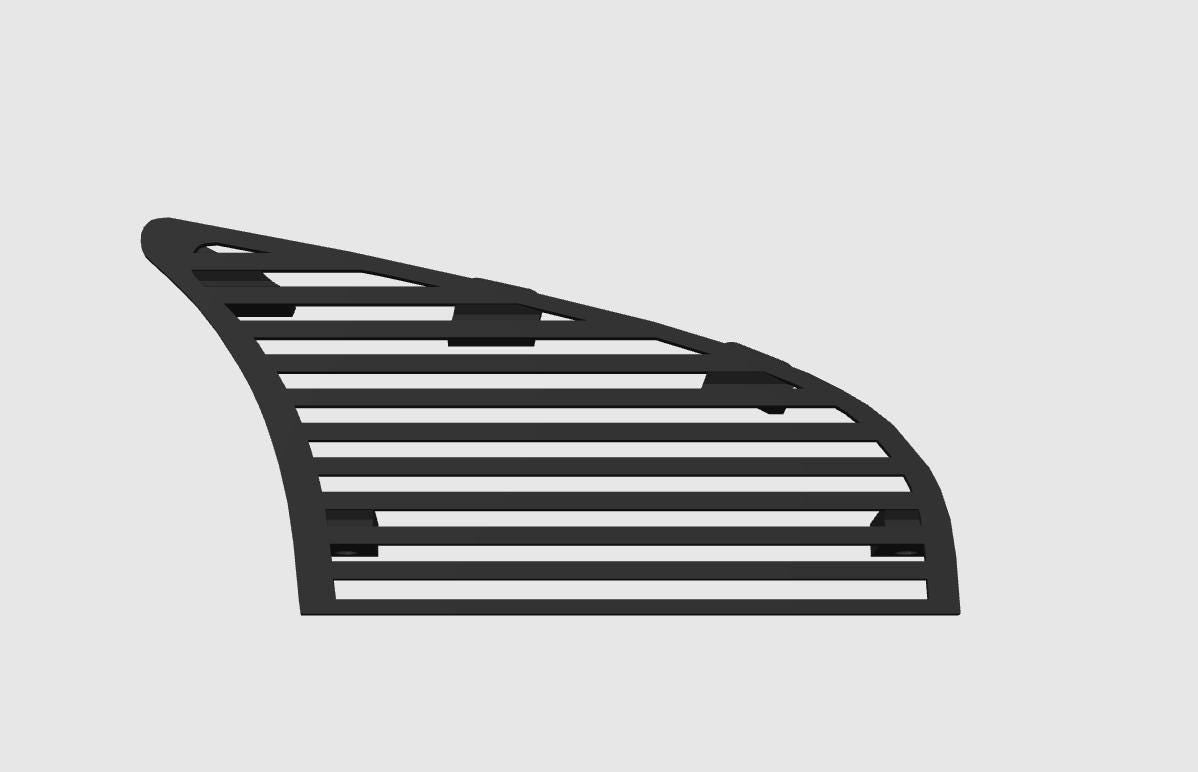 BMW E36 Center Vent Gauge Pod: 52mm/60mm Holder - Black