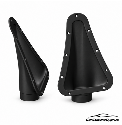 Universal Racing Air Duct Vent Pair with Marking Template – 2 Inch