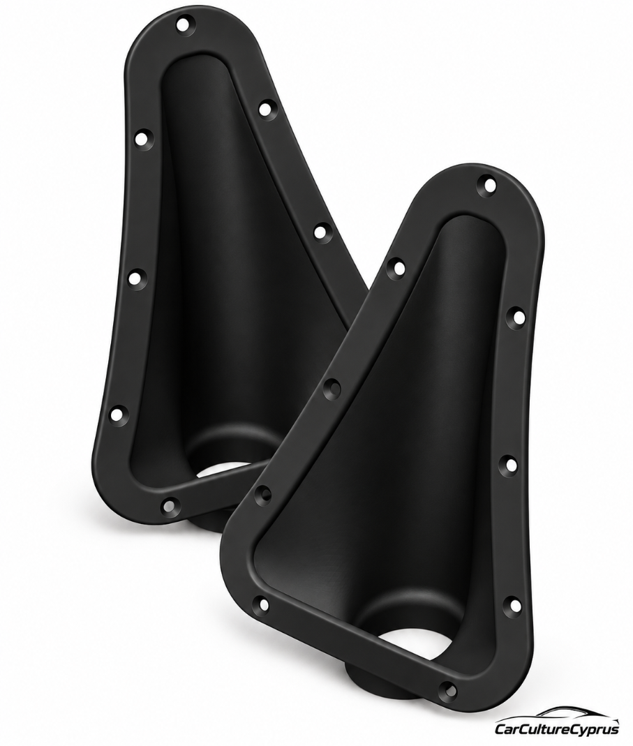 Universal Racing Air Duct Vent Pair with Marking Template – 2 Inch