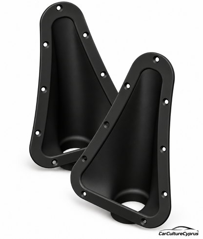 Universal Racing Air Duct Vent Pair with Marking Template – 2 Inch