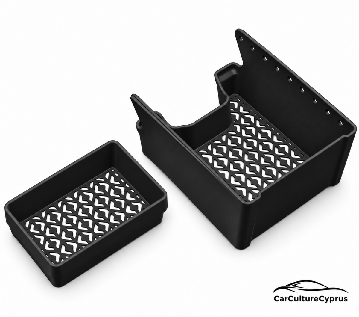 Rivian R2 Center Console Organizer With Sliding Tray – Storage Insert Set