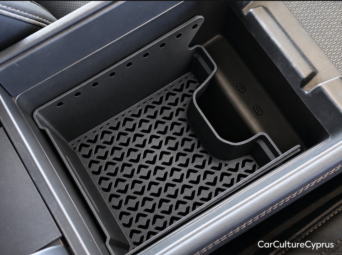 Rivian R2 Center Console Organizer With Sliding Tray – Storage Insert Set