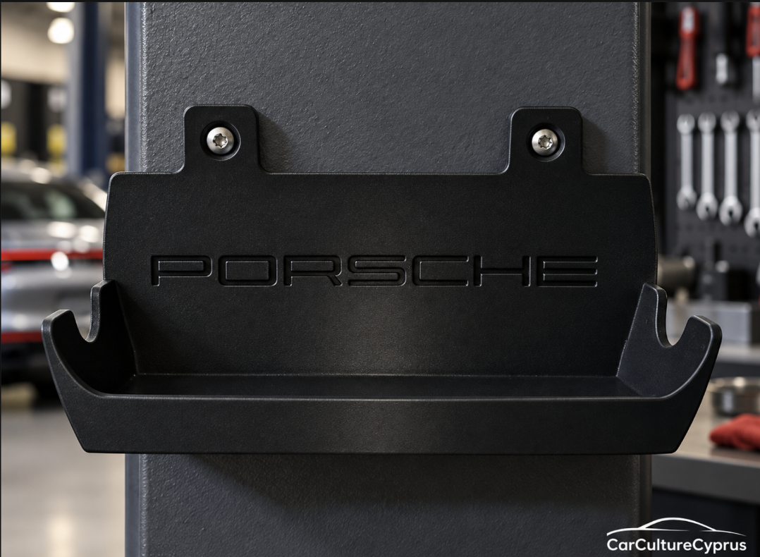 CTEK Battery Charger Maintainer Wall Mount Holder with Porsche Logo