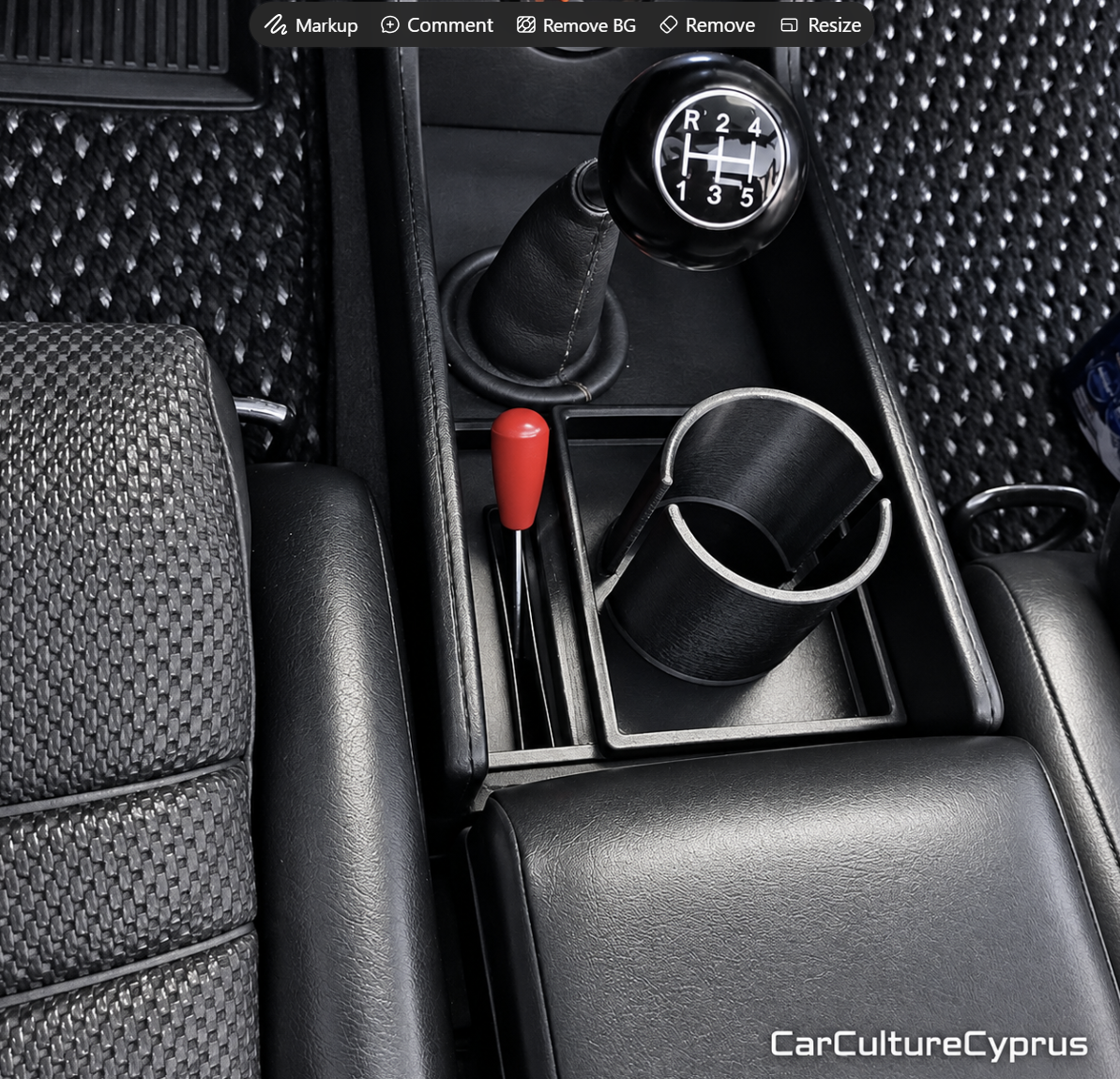 Porsche 914 Center Console Cup Holder Insert