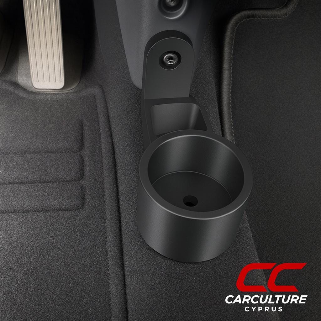 Smart Fortwo 450 Cup Holder — Secure Bolt-On Mount | Fits OEM Side Bracket | black