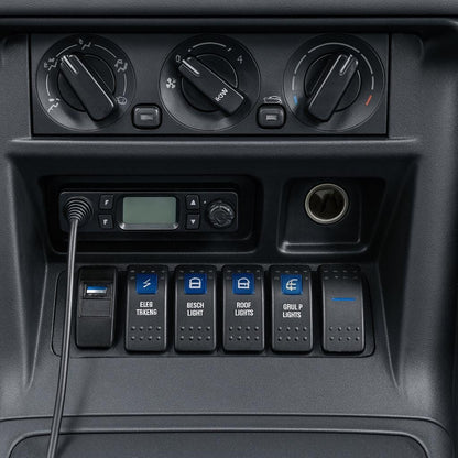 Mitsubishi Pajero / Montero / Shogun Gen 3 Rocker Switch Panel — NM & NP Models (5- or 6-slot)