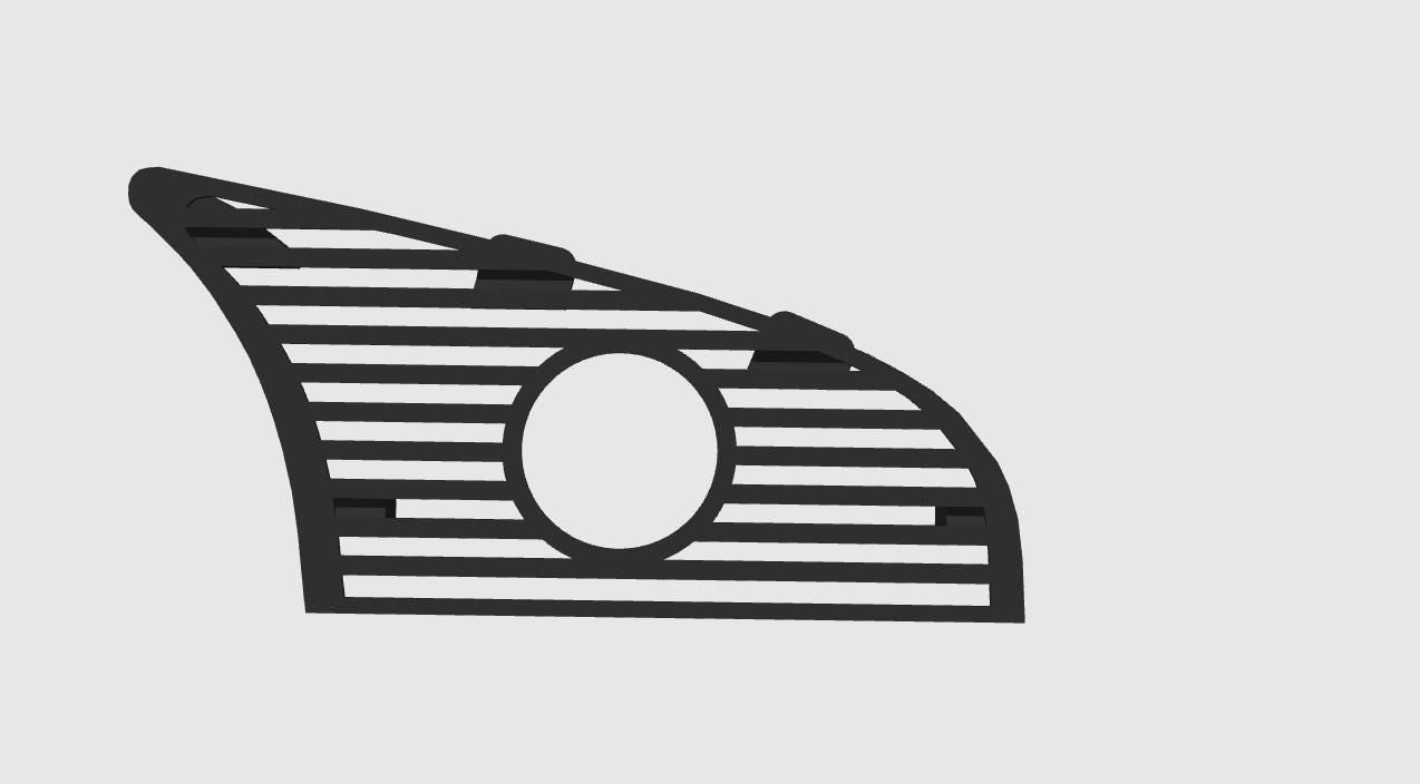 BMW E36 Center Vent Gauge Pod: 52mm/60mm Holder - Black