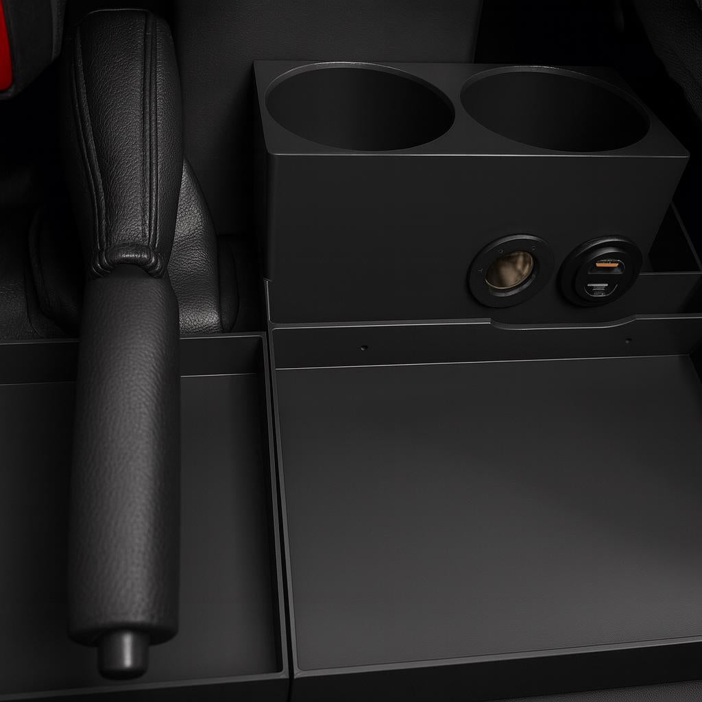 Land Cruiser 70 Series Center Tray Organizer & Cup Holders | Fits LC76 |