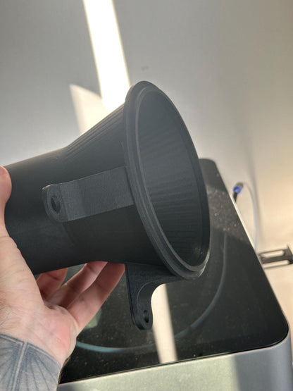 BMW E34 Headlight Intake Funnel Black | Engine Bay Cold Air Performance Upgrade