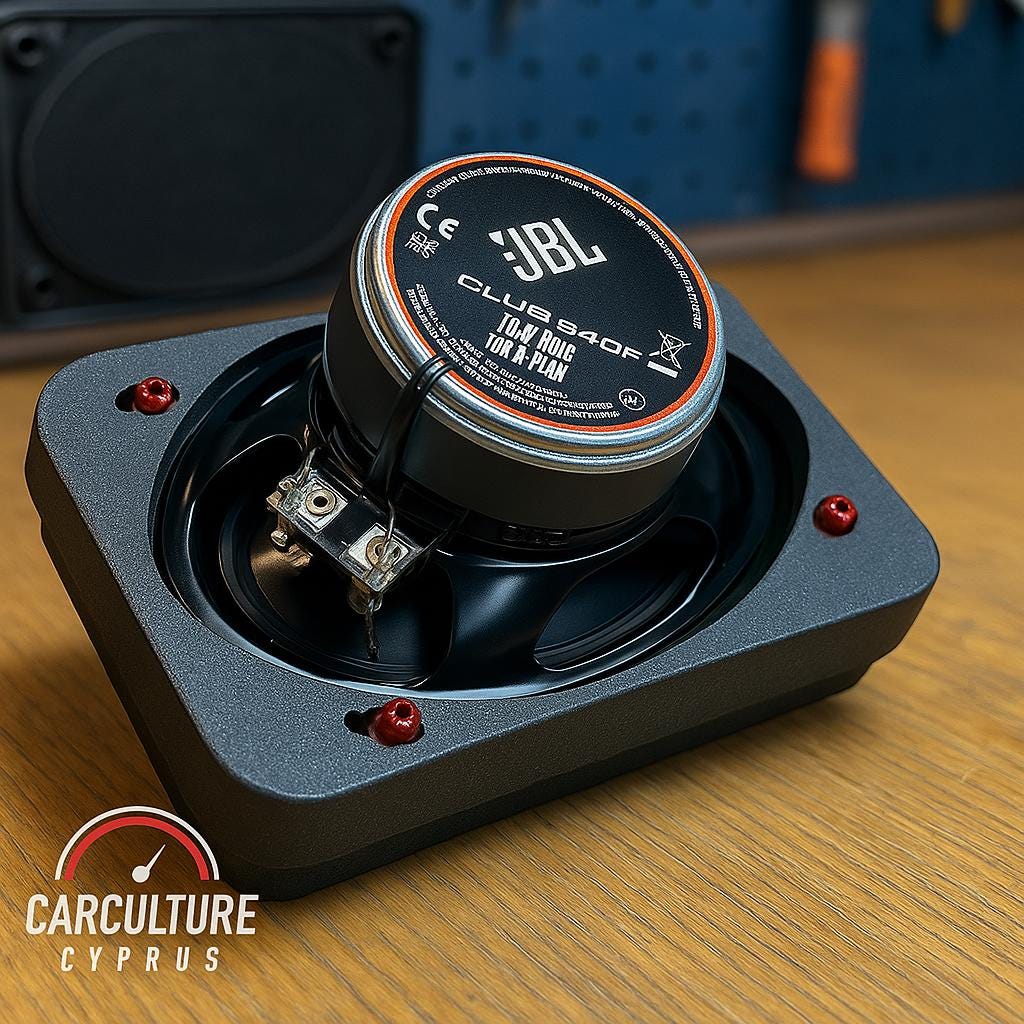 Porsche 944 Speaker Spacer | 6x4 Euro Mount, ASA Plastic (1983) black