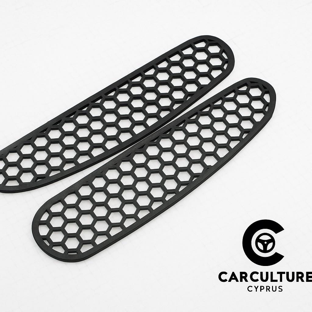 Corvette C5 Air Duct Fender Grilles Set | 1997–2004, ABS or ASA black