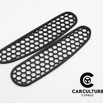 Corvette C5 Air Duct Fender Grilles Set | 1997–2004, ABS or ASA black