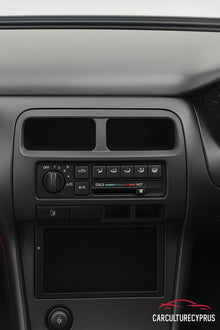 Nissan Silvia S14 Center Console Trim: ASA Plastic, AC Vents (1993-1998) Black