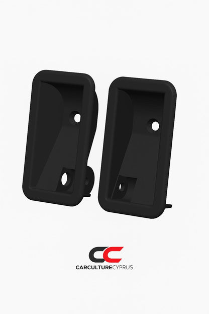 Renault 19 Door Handle Cover Set (L+R) | ASA Plastic Replacement black