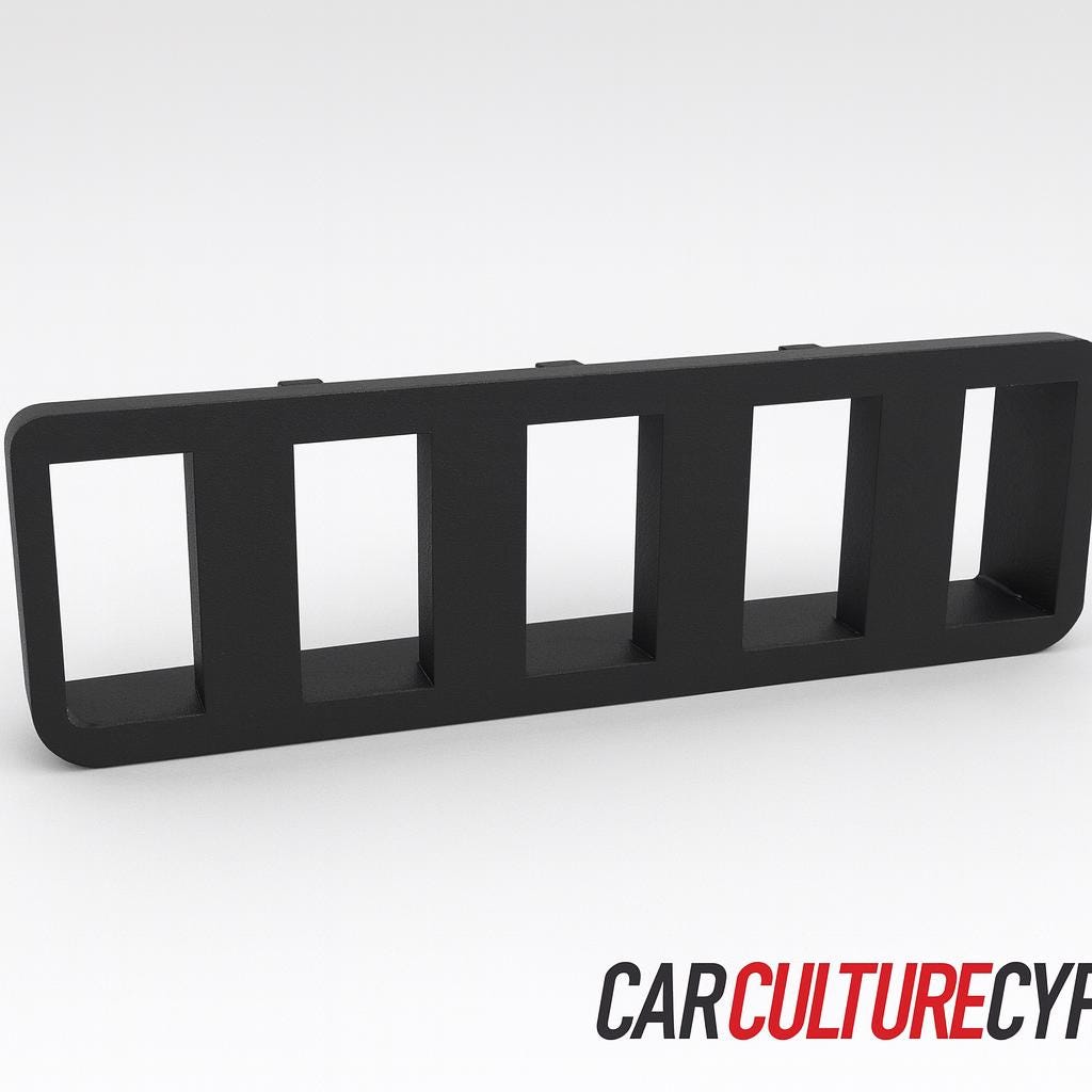 Mitsubishi Pajero / Montero / Shogun Gen 3 Rocker Switch Panel — NM & NP Models (5- or 6-slot)