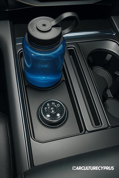 F150 Rotary Shifter Center Console Insert with Nalgene-Compatible Cupholder