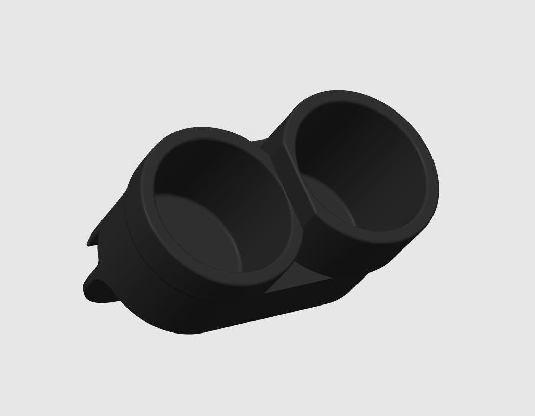 BMW E34 Cup Holder: 3D-Printed Center Console Insert