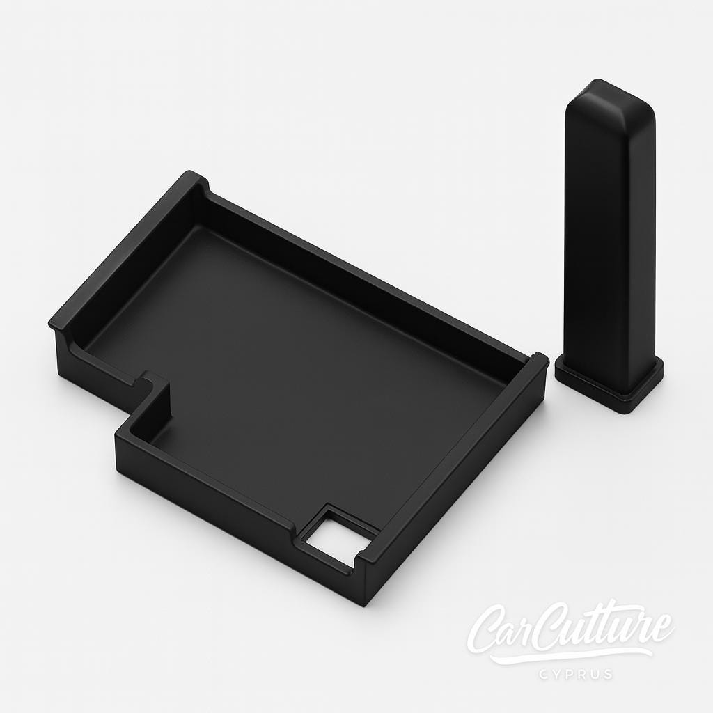 Ford Focus Armrest Storage Shelf — 3 Versions | Center Console Insert Organizer