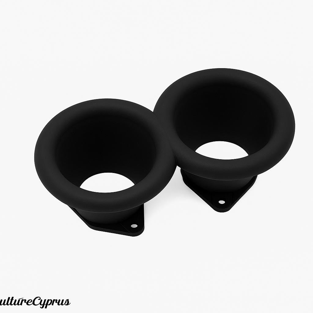 Air Funnel for Weber Dellorto Fajs 45mm Venturi | Velocity Stack | Carburetor Intake Trumpet black