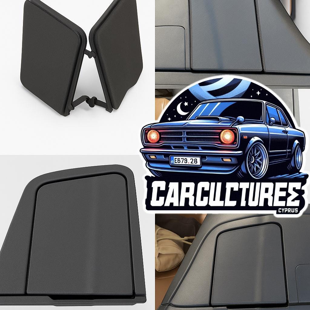 BMW E46 Convertible Quarter Panel Trim Cover Kit: OEM Style, Durable ASA