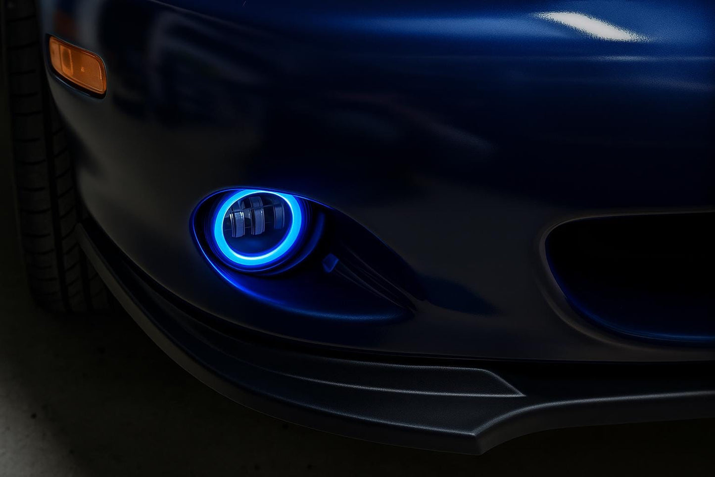 Miata NB Fog Light Bracket Set (1998–2005) – 4" Round Light Mount