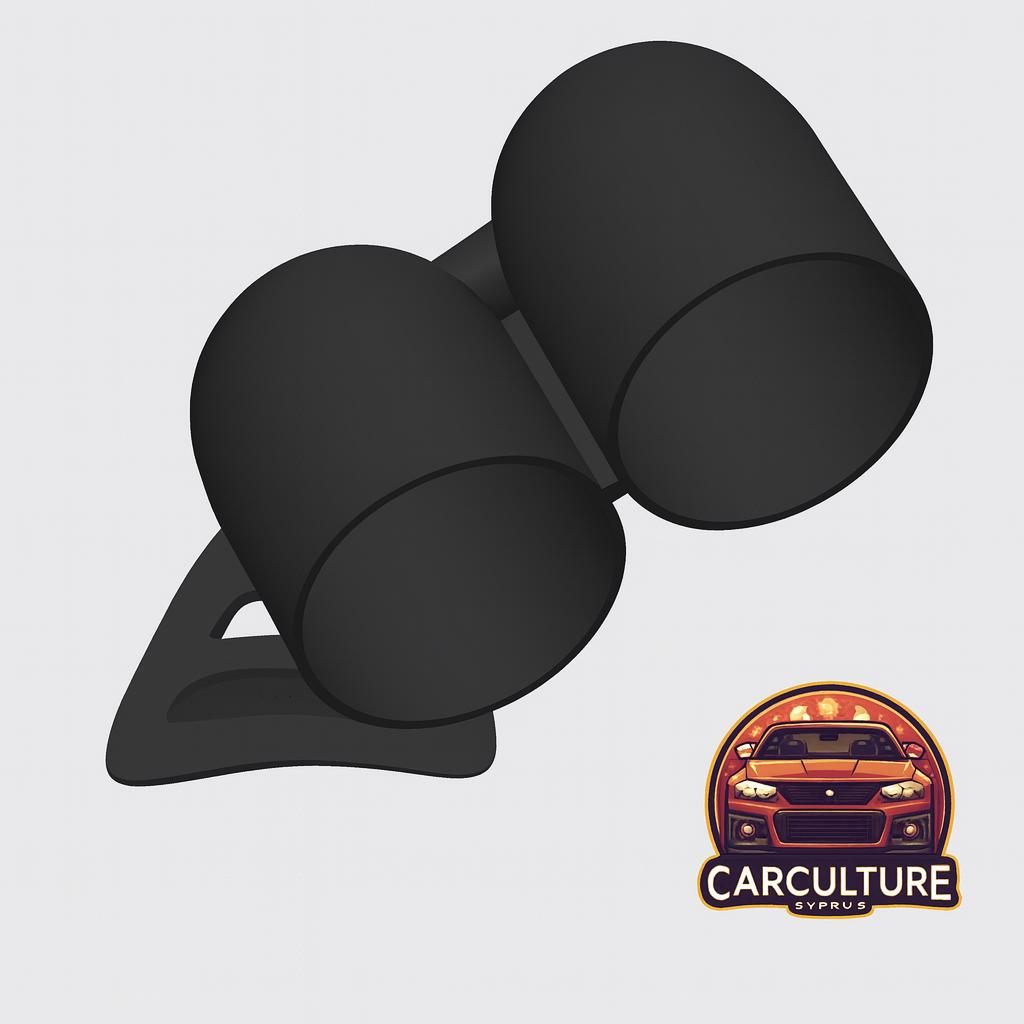 Mazda RX-8 Gauge Holder: 52mm, Single/Dual, Left/Right Hand Drive Compatible, Black