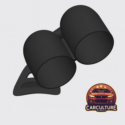 Mazda RX-8 Gauge Holder: 52mm, Single/Dual, Left/Right Hand Drive Compatible, Black