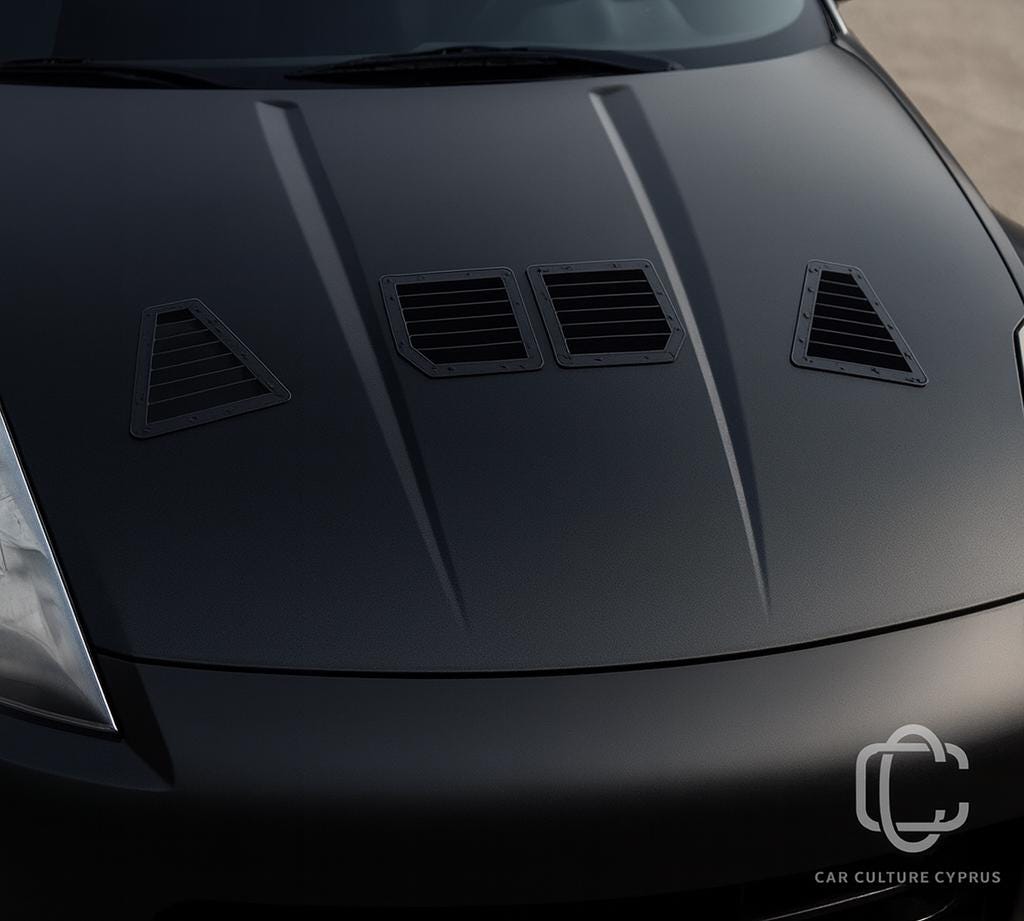 Universal Hood Vents — Optimized Airflow (Originally Designed for Nissan 350Z)