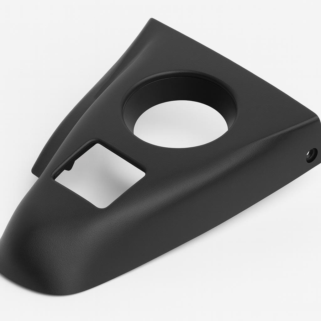 Mazda MX-5 NA Center Console Delete — Carbon Fiber Reinforced (1989–1997)