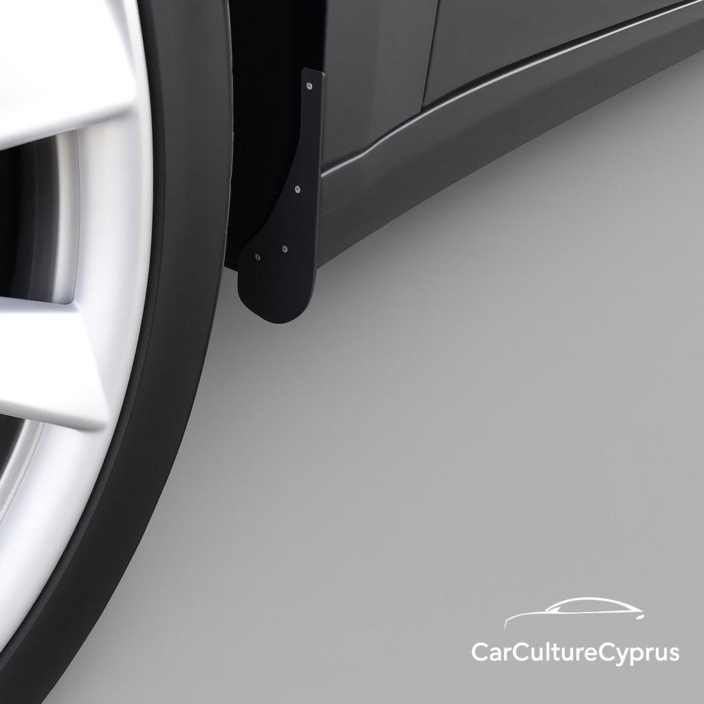 Tesla Model 3 Front Mud Guards set– Easy Install, No-Drill black