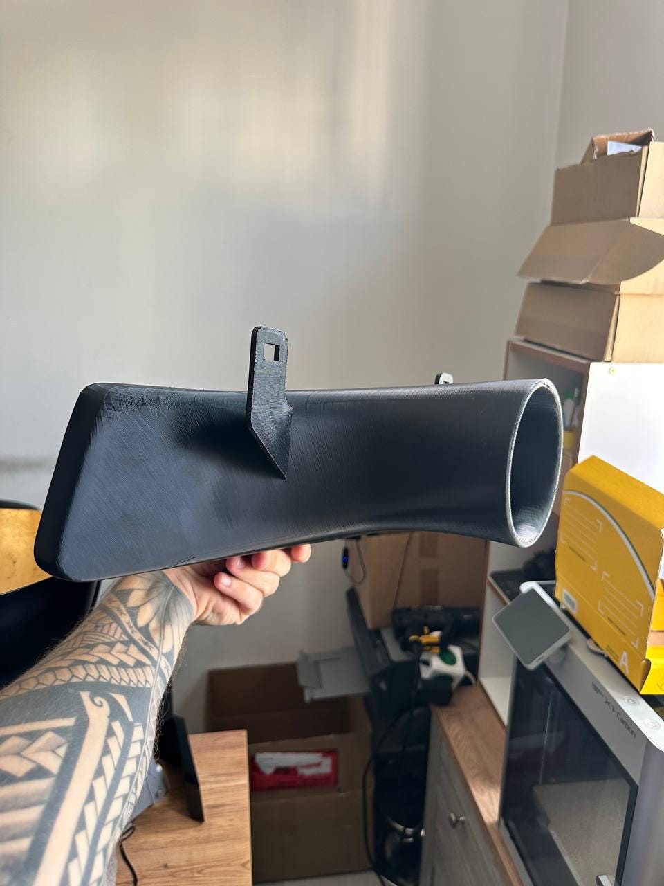 BMW E36 Cold Air Headlight Intake Black