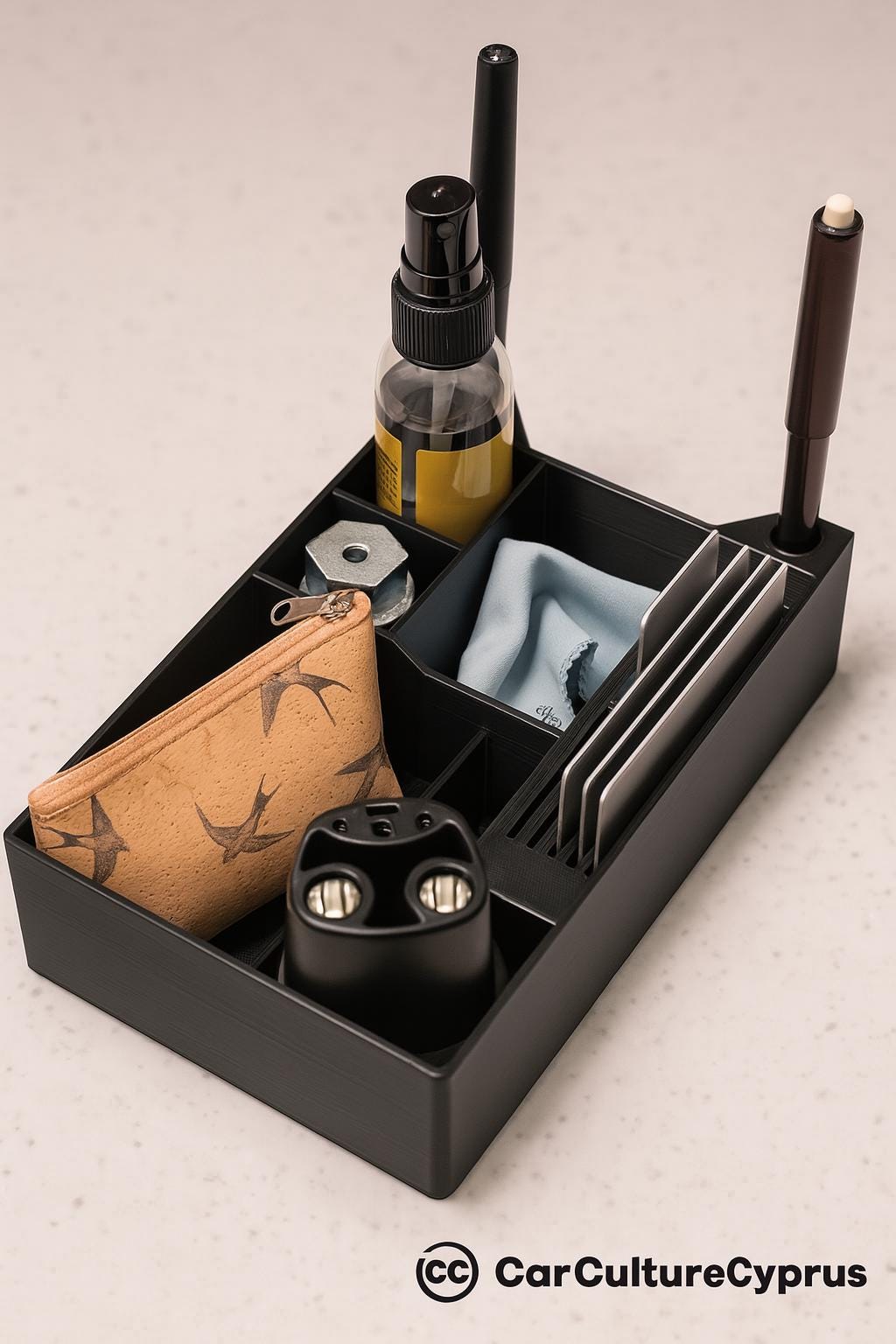Tesla Model X Center Console Storage Cubbie – Practical Organization Solution