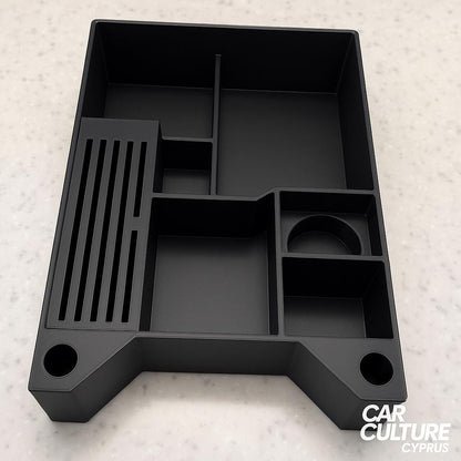 Tesla Model X Center Console Storage Cubbie – Practical Organization Solution