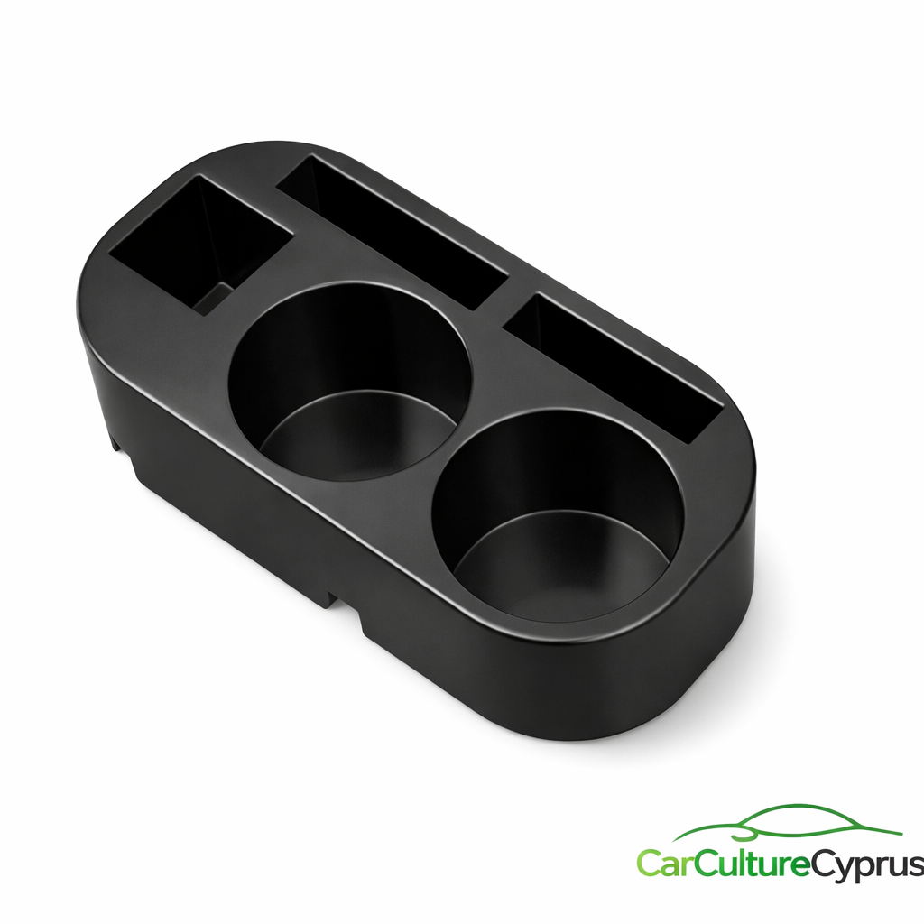 Toyota GT86 / Subaru BRZ / Scion FR-S Center Console Organizer – Dual Cup Holder Storage.