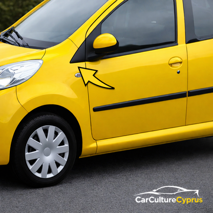 Peugeot 107 / Toyota Aygo / Citroën C1 Mirror Triangle Cover set