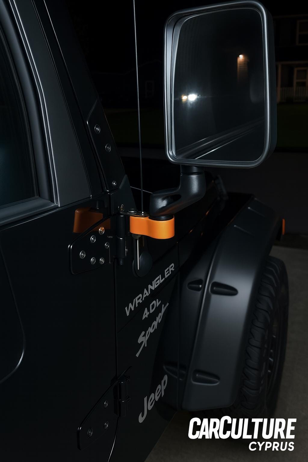 Jeep Wrangler TJ Mirror Extension Arm — 2" and 3" Options