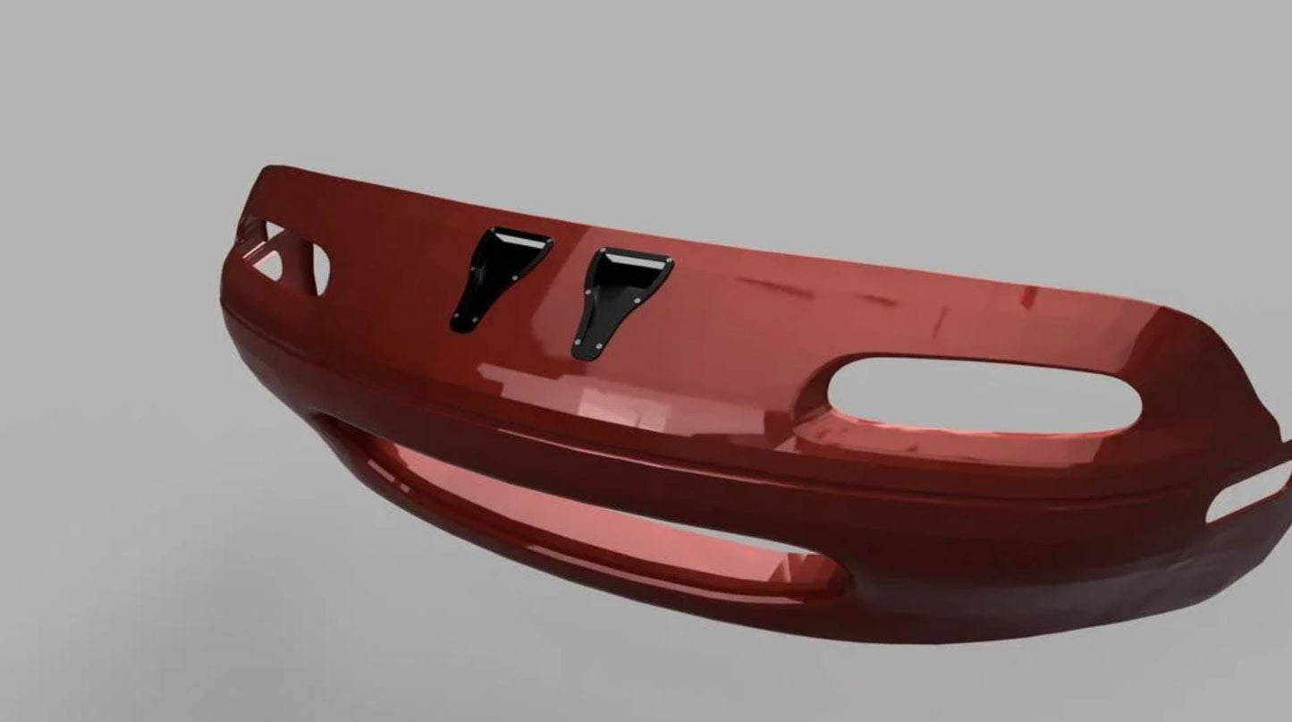 Miata NACA Duct Set: Front Bumper Airflow Upgrade (Pair of 2)