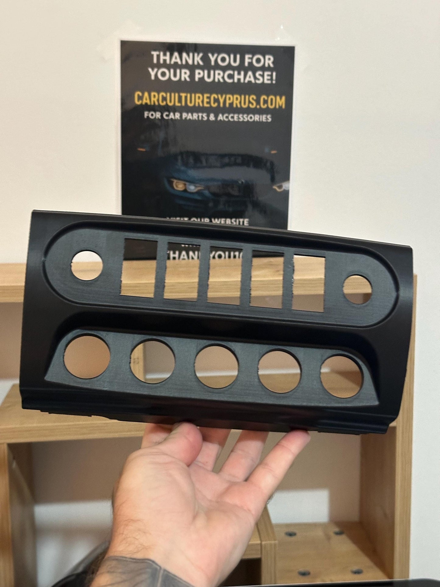 Custom Rocker Switch & 12V Socket Panel — Jeep Grand Cherokee WJ / WG (1999–2004)
