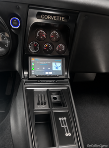 1969 C3 Corvette Radio & Gauge Bezel – Dakota Digital Gauges Dash Panel