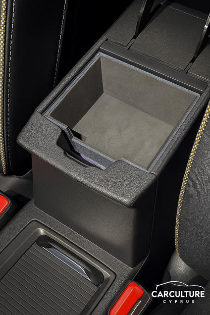 Renault Captur II Armrest Organizer | ASA Plastic Console Insert (2020-2024) black