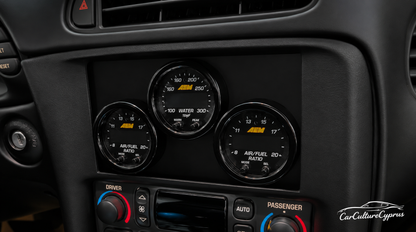C5 Corvette VetteNuts Double-DIN Gauge Panel Set – 3 Gauge & Blank Inserts