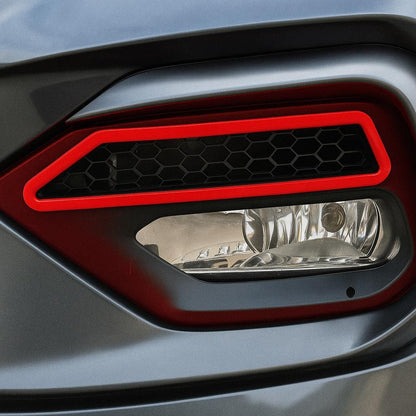 Ford Fiesta ST Line Mk8 Air Intake Mesh Set | Fog Light Duct Insert black