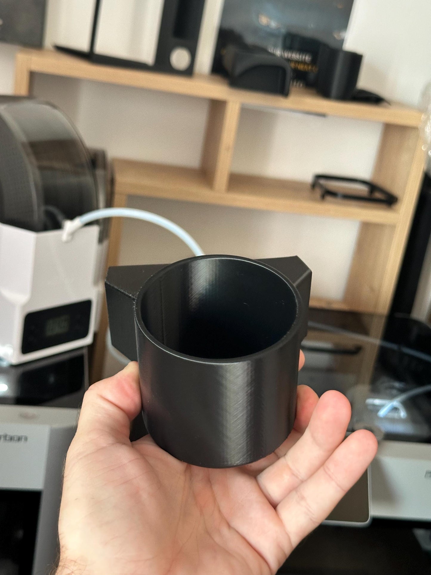 VW T5 Van Cup Holder: 3D Printed Dashboard Drink Holder black