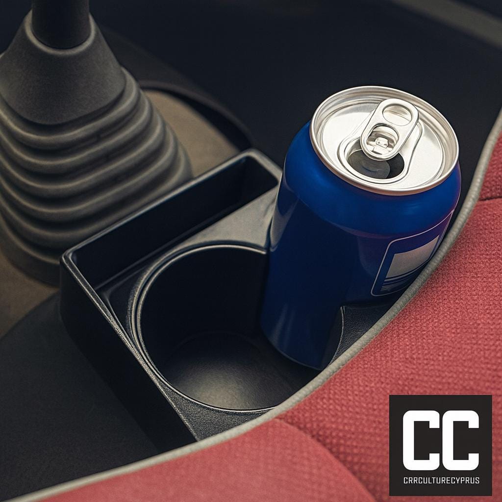Toyota Pickup Cup Holder | Fits Between Bench Seat & Shifter | black