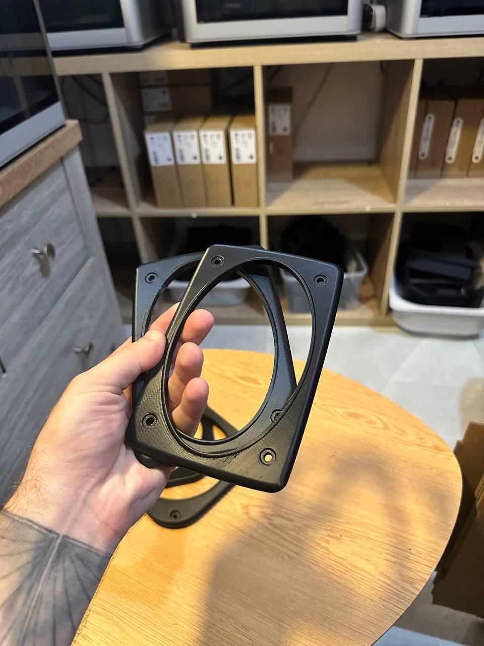 Porsche 911 Speaker Trim Set | Front & Rear Surrounds | OEM-Style ASA Replacement black