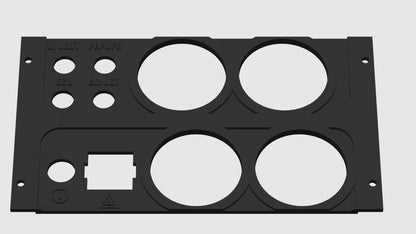 Mazda RX-7 FC (S5) Custom Radio Panel – Stereo Delete or Replacement Trim