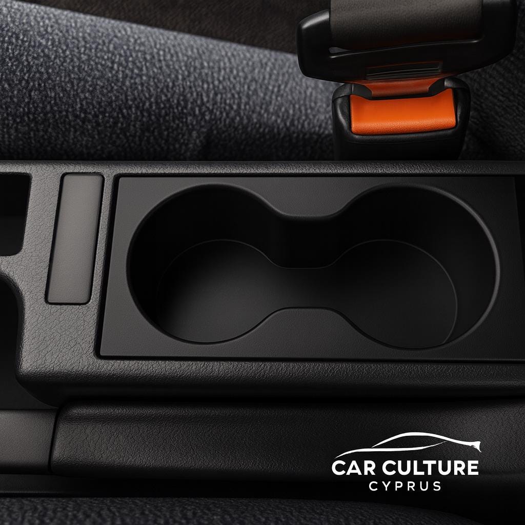 Audi 100 C4 Center Console Cup Holder – Custom Dual Drink Insert black