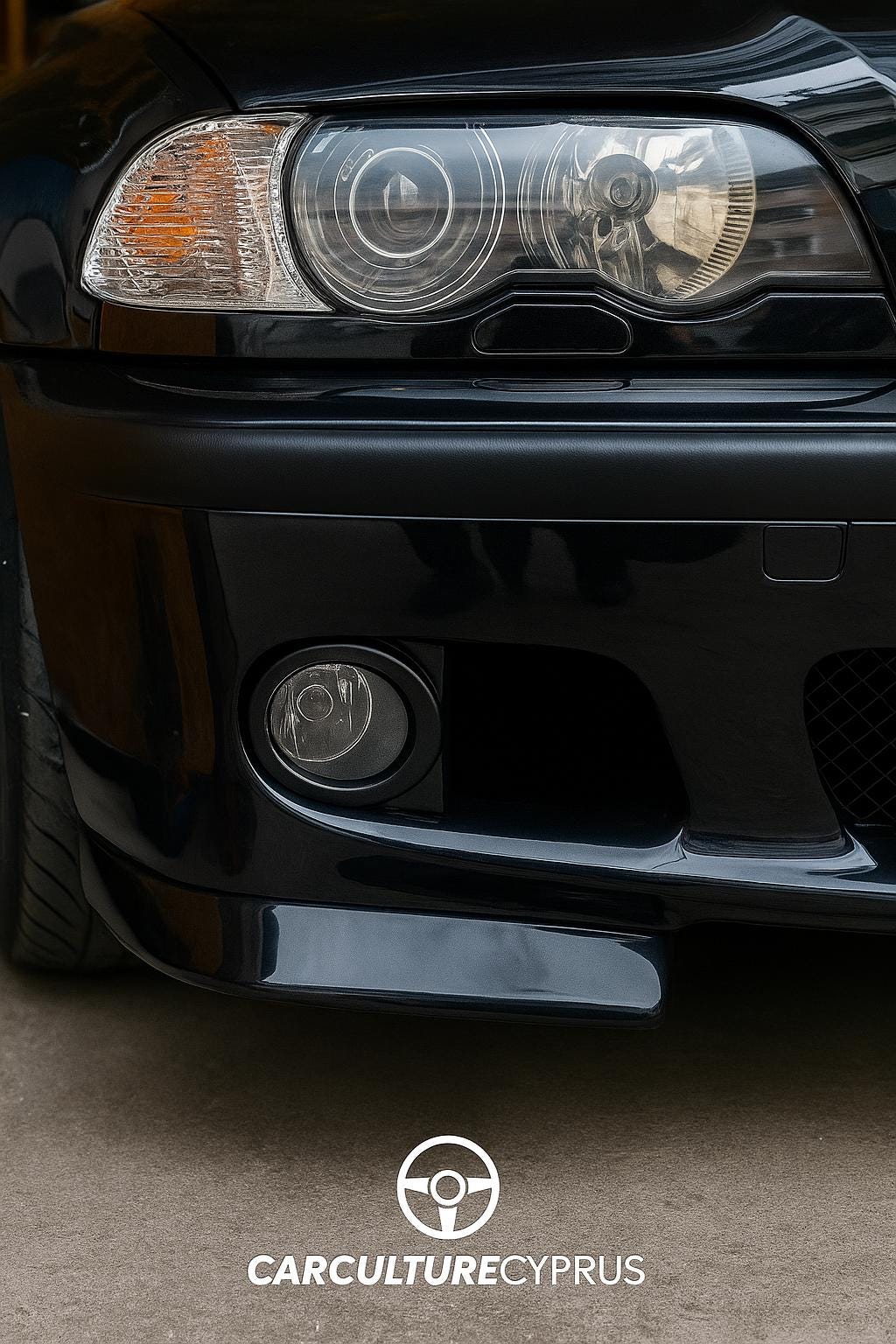 BMW E46 M-Tech 2 Fog Light Shroud Set | Custom Fit, Paintable